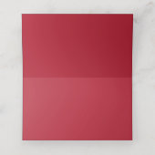 Taupe Blush Rode Waterverfrozen Moderne Trouw Plaatskaartje (Binnenkant ongevouwen)