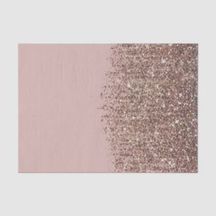 Taupe Blush Roze Roos Brons Goud Glitters Glamour Tissuepapier