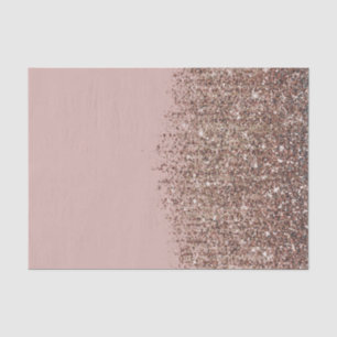 Taupe Blush Roze Rose Bronze Gold Glitter Glam Tissuepapier