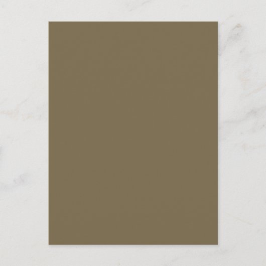 Taupe Brown Color Background  Briefkaart (Voorkant)