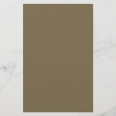 Taupe Brown Color Background  Briefpapier (Voorkant)