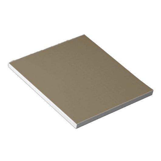 Taupe Brown Color Background  Notitieblok (Schuin)