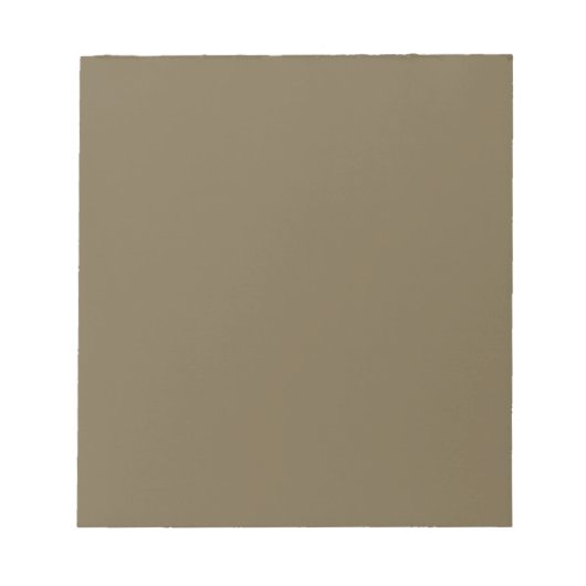 Taupe Brown Color Background  Notitieblok (Voorkant)