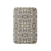 Taupe Brown Grey Beige Hip  Art Motif Badmat (Voorkant Verticaal)