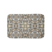 Taupe Brown Grey Beige Hip  Art Motif Badmat (Voorkant)