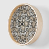 Taupe Brown Grey Beige Hip Bohemian Art Motif (Hoek)
