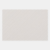 Taupe Brown Stripes Pattern Inpakpapier Vel (Voorkant 3)