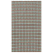 Taupe Brown Turquoise Aqua Blue Tribal Pattern Tafelkleed (Voorkant)