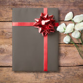 Taupe Bruin Stevige Kleur | Klassiek | Elegant Cadeaupapier