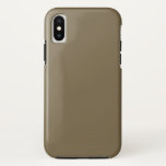 Taupe Coffee Color Decor Background  iPhone XS Hoesje<br><div class="desc">Dit douaneproduct is beschikbaar in een stevig koffiekleurdecor voor uzelf of als gift zeker om een indruk in alle gelegenheden te maken. Klik op de knop "Aanpassen!" of klik op de link die u op deze productpagina vindt om een set gebruiksvriendelijke ontwerpgereedschappen weer te geven om dit product aan te...</div>