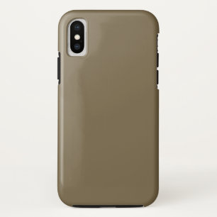 Taupe Coffee Color Decor Background  iPhone XS Hoesje