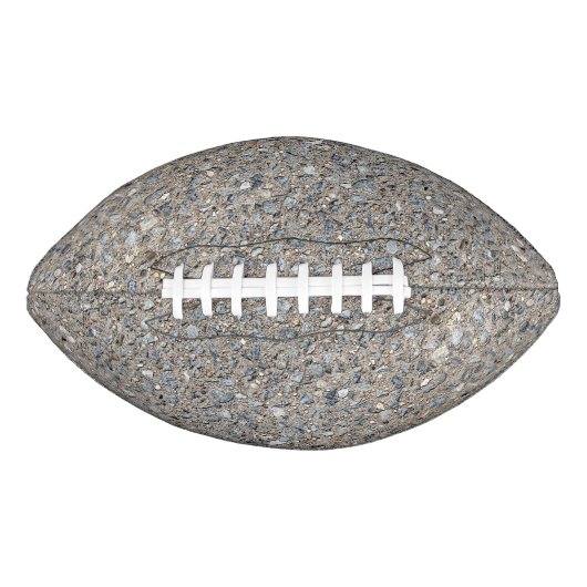 Taupe Concrete Cement Blue Aggregate Sidewalk American Football (Voorkant)