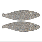 Taupe Concrete Cement Blue Aggregate Sidewalk Basketbal (Panelen)