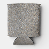 Taupe Concrete Cement Blue Aggregate Sidewalk Blikjeskoeler (Voorkant)