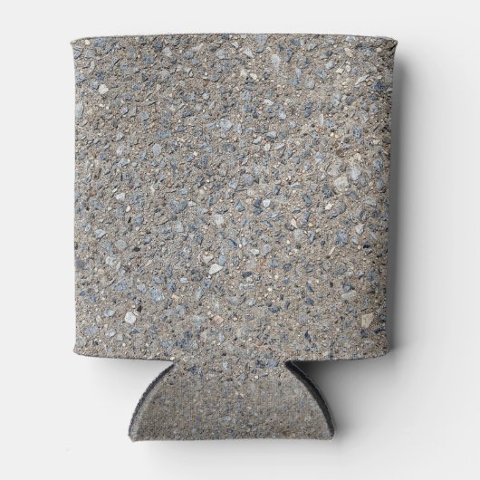 Taupe Concrete Cement Blue Aggregate Sidewalk Blikjeskoeler (Voorkant)