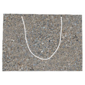 Taupe Concrete Cement Blue Aggregate Sidewalk Groot Cadeauzakje (Achterkant)