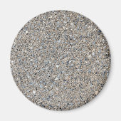 Taupe Concrete Cement Blue Aggregate Sidewalk Magneet (Voorkant)