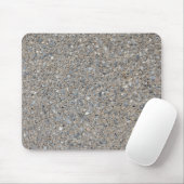 Taupe Concrete Cement Blue Aggregate Sidewalk Muismat (Met muis)