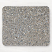 Taupe Concrete Cement Blue Aggregate Sidewalk Muismat (Voorkant)