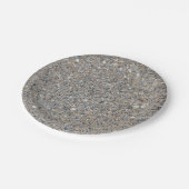 Taupe Concrete Cement Blue Aggregate Sidewalk Papieren Bordje (Gekanteld)