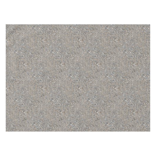 Taupe Concrete Cement Blue Aggregate Sidewalk Tafelkleed (Voorkant (Horizontaal))