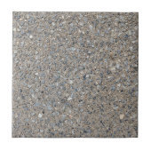 Taupe Concrete Cement Blue Aggregate Sidewalk Tegeltje (Voorkant)