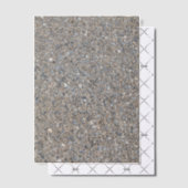 Taupe Concrete Cement Blue Aggregate Sidewalk Vellum Uitnodigingen (Offset (Uitnodiging))