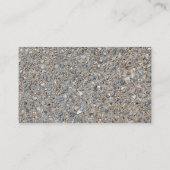 Taupe Concrete Cement Blue Aggregate Sidewalk Visitekaartje (Achterkant)