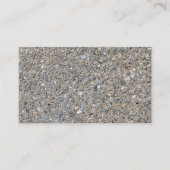 Taupe Concrete Cement Blue Aggregate Sidewalk Visitekaartje (Voorkant)