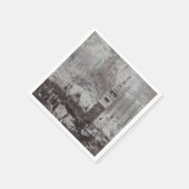 Taupe en Cyan Distress Skyline Venetië Italië Servet (Hoek)