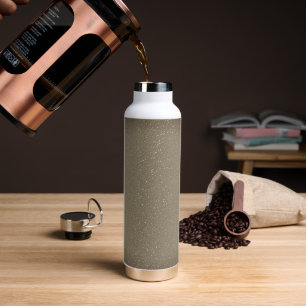 Taupe Glitter Roestvrijstalen Waterfles