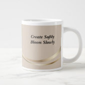 Taupe Gold Inspirational Grote Koffiekop (Rechts)