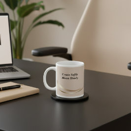 Taupe Gold Inspirational Grote Koffiekop