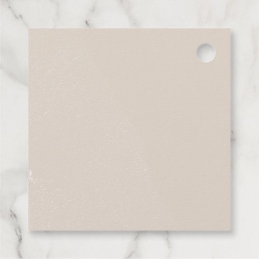 Taupe Gold Pumpkin Herfst Baby shower Hartelijk da Bedankjes Labels (Achterkant)