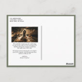 Taupe Green Retro Typografie Huwelijk Dank u Briefkaart (Achterkant)