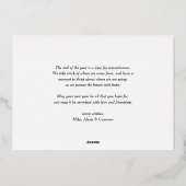 Taupe Green Scandinavisch Twee Foto Kerstmis Folie Feestdagenkaart (Achterkant)