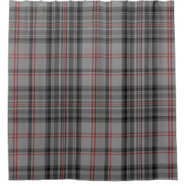 Taupe Grey Black Grote Tartancontrole Douchegordijn