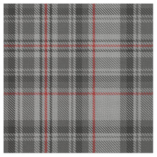 Taupe Grijs Rood Zwart Tartan Plaid Stof