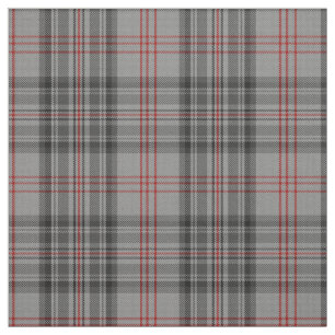 Taupe Grijs Rood Zwart Tartan Plaid Stof