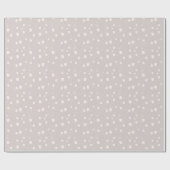 Taupe Ivory Neutral Abstract Modern Minimalist Cadeaupapier (Vlak)