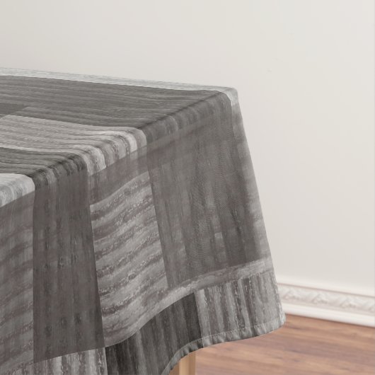 Taupe Jean lap Werk Nep Bouclé Tafelkleed (Voorbeeld)