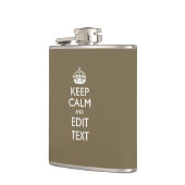 Taupe Keep Calm And Your Text Easily Heupfles (Links)