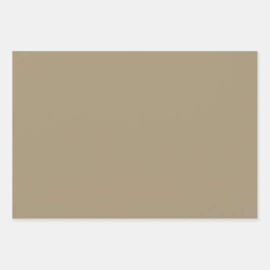 Taupe Kinder Eid Mubarak Inpakpapier Vel (Voorkant 3)