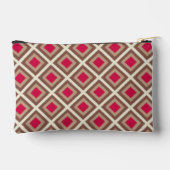 Taupe, Light Taupe, Hot Pink Ikat Diamonds STaylor Etui (Achterkant)