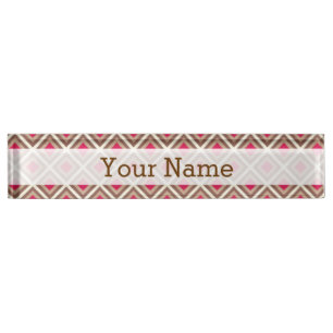 Taupe, Light Taupe, Hot Pink Ikat Diamonds STaylor Naambordje