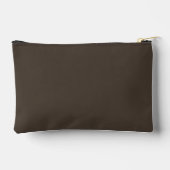 Taupe luxe gepersonaliseerd monogramcadeau voor ha etui (Achterkant)