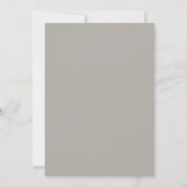 Taupe Maagdenpalm Wingerd Bruiloft Kaart (Achterkant)