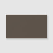 Taupe Magnetische Visitekaart (Voorkant)