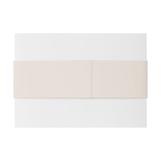 Taupe Minimal Herfst Bride Groom Name Wedding Uitnodigingen Wikkel (Achterkant Voorbeeld)