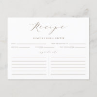 Taupe Minimalistisch Vrijgezellenfeest Recept Kaar